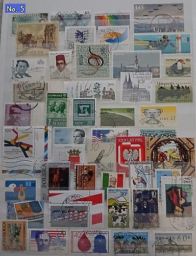NEW *STAMPS* Stockbook (8p) w/400 Used Topical & Commemoratives - No DUPS XF-VF