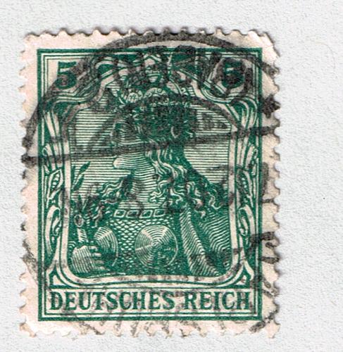 Germany 67 Used Germania 5pf 1902 CV 1.00 (BP87339)