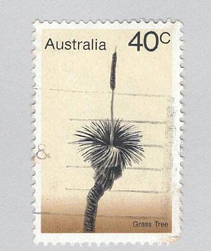 Australia Used Grass tree 40 yellow (BP88902)