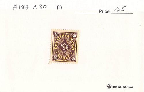 Germany 183 Unused (SC0_843)