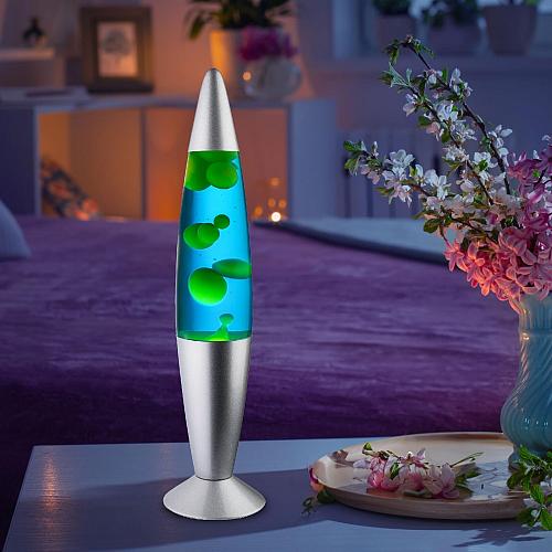 JAMBO 16" Beautiful Lamp- The Upgraded Motion Lamp- Blue with Yellow/Green Wa...