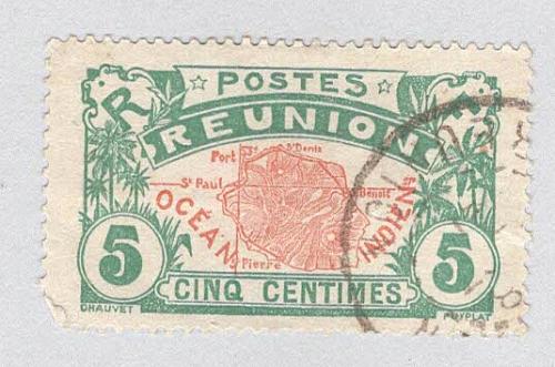 Reunion 63 Map of Reunion Used 2 (BP96015)