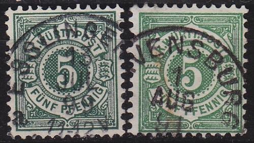 GERMANY W&uuml;rttemberg [Dienst] MiNr 0056 ( O/used ) [02]
