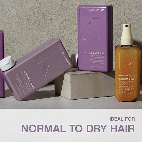 KEVIN.MURPHY HYDRATE-ME.WASH & RINSE - Hydrating Shampoo for Natural & Colour...