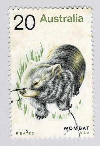 Australia Mammal wombat white 20 cents Used (BP89925)