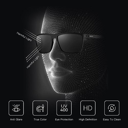 ZENOTTIC Polarized Sunglasses for Men Lightweight TR90 Frame UV400 Protection...