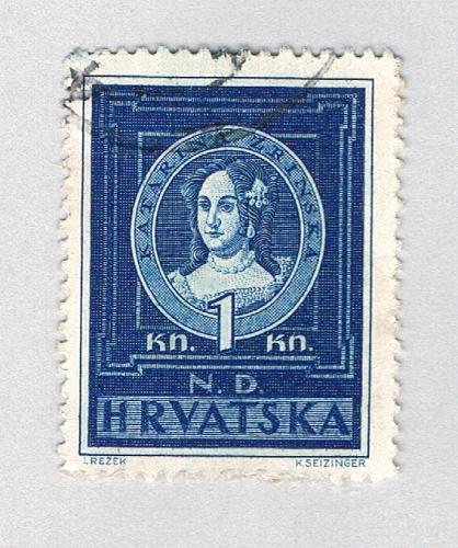 Croatia 56 Used Cathrine Zrinski 1 1943 (BP86114)