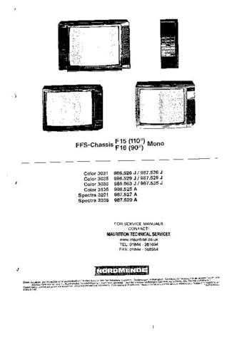 NORDMENDE F16 by download #109007