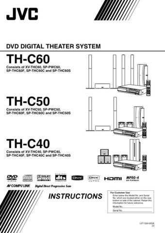 JVC TH-C40 Service Manual by download Mauritron #273607