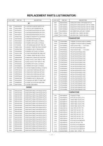 42-50WH18B English Technical Information by download #114980