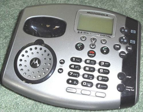 Motorola MD7081 base w/PSU for cordless phone handset MD7000 MD7001 5.8 GHz