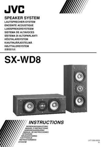 JVC SX-WD8-4 Service Manual by download Mauritron #276757