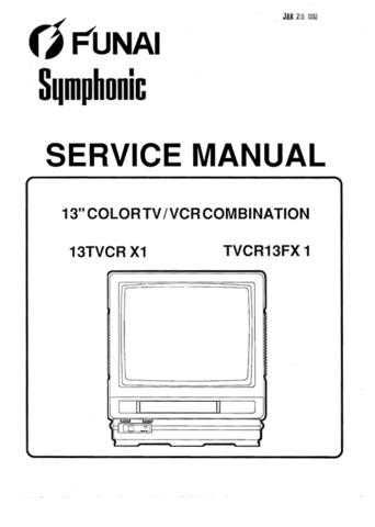 Magnavox 13TVCRX1 Service Manual by download Mauritron #330758