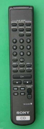 SONY RM DC355 REMOTE CONTROL CD player CDP C5CS C5CSB CE245 CE275 CE345 CE375