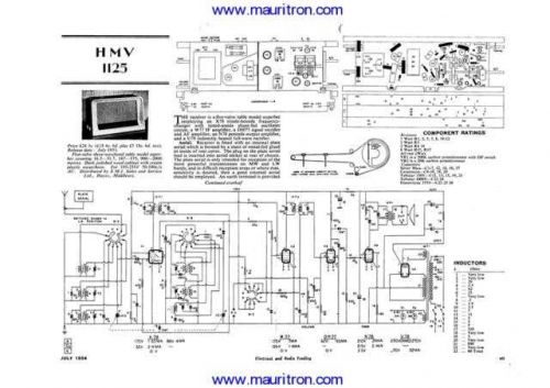 HMV 1125 Wireless Service Manual by download Mauritron #326731