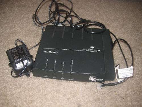 8012U BROADXENT DSL broadband Creative ethernet modem USB w/EXTRAS internet