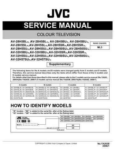 JVC AV-28BT8ENB Service Manual by download Mauritron #279781