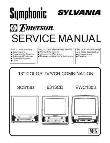 Emerson 6313CD Service Manual by download Mauritron #330507