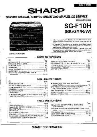 JVC SGF10H_SM_GB-DE-FR Service Manual by download Mauritron #278189