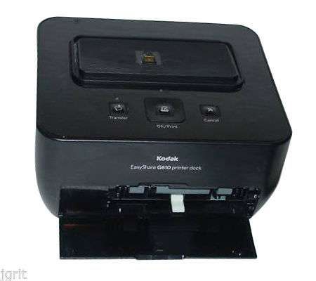 Kodak EasyShare G610 digital photo thermal printer dock - camera color pictures