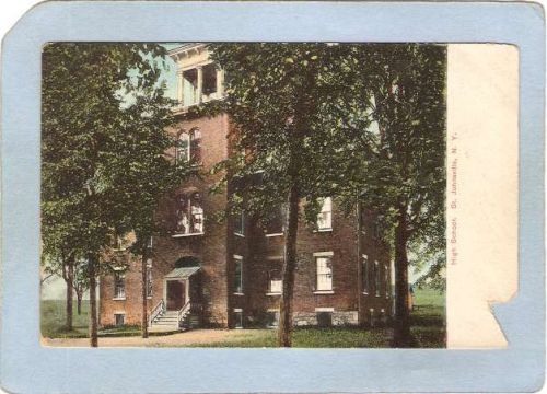 New York St Johnsville Postcard High School ny_box7~4004