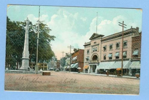 New York Sandy Hill Hotel Cunningham and Business Center Street Scene w/Wa~403
