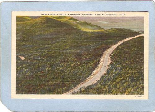New York Whiteface Mt Steep Grade Whiteface Memorial Highway ny_box5~1412