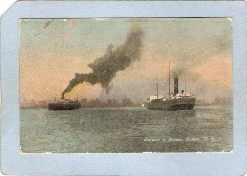 New York Buffalo Entrance To Harbor ny_box4X1~2670