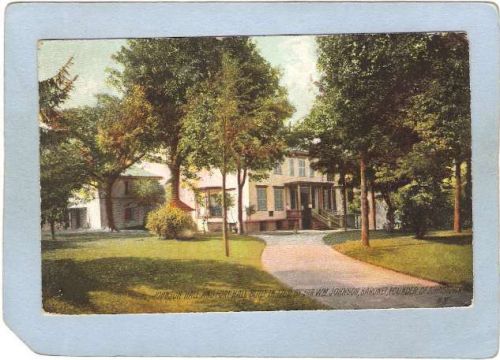 New York Johnstown Johnson Hall & Fort Hall built In 1762 ny_box5~2034