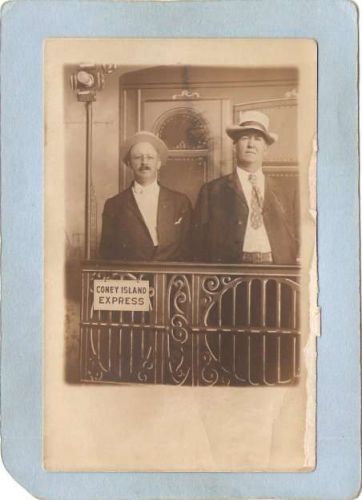 New York Coney Island Amusement Park Postcard Coney Island Express Real Ph~480