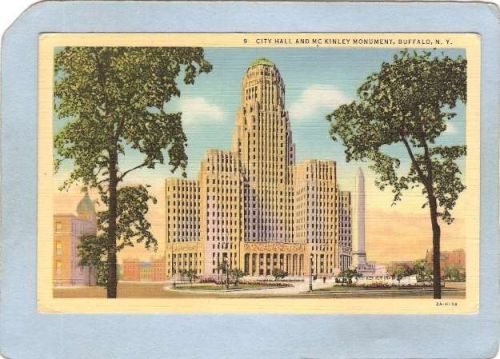 New York Buffalo City Hall & McKInley Monument ny_box4X1~2726