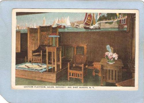 New York East Aurora Lecture Platform Salon Roycroft Inn ny_box4~2374