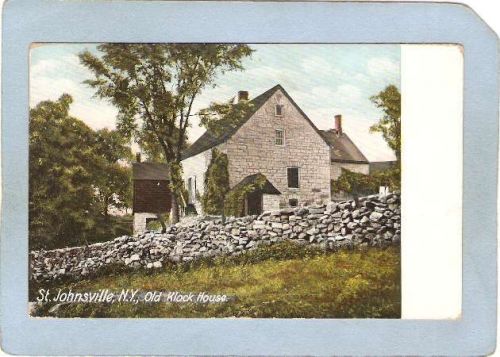 New York St Johnsville Postcard Old Klock House ny_box7~4001