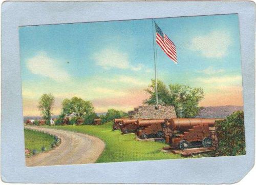 New York Fort Ticonderoga South Battery & Flag Bastion ny_box5~1583