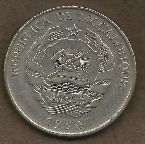 Mocambique 1000 Meticais 1994 Large Coin Rare