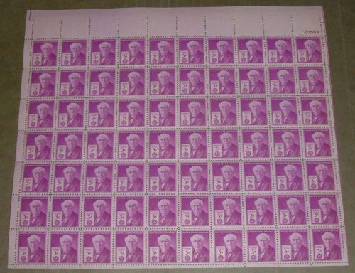 US, Scott# 945, three cent Thomas Edison sheet of 70 stamps