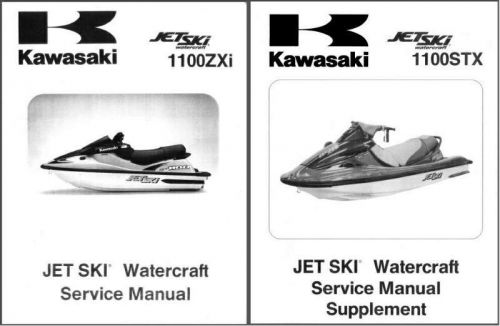 Kawasaki 1100STX Jet Ski Service Repair Manual CD - JetSki 1100 STX JT1100-A1