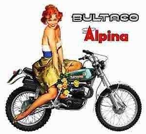 BULTACO Cemoto ALPINA PARTS DIAGRAM MANUAL 100pg for Motorcycle Repair & Service