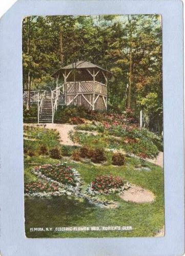 New York Elmira Electric Flower Bed Roricks Glen ny_box3~996