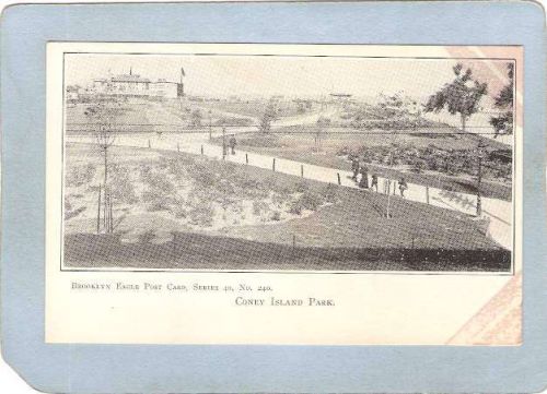 New York Coney Island Amusement Park Postcard Coney Island Park Brooklyn E~357