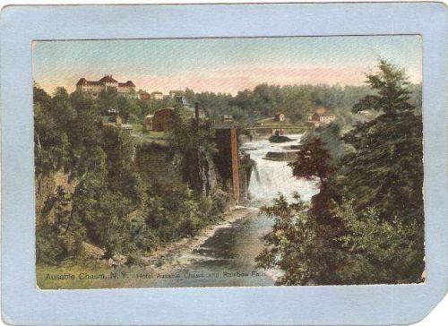 New York Ausable Chasm Hotel Ausable Chasm & Rainbow Falls ny_box5~1450