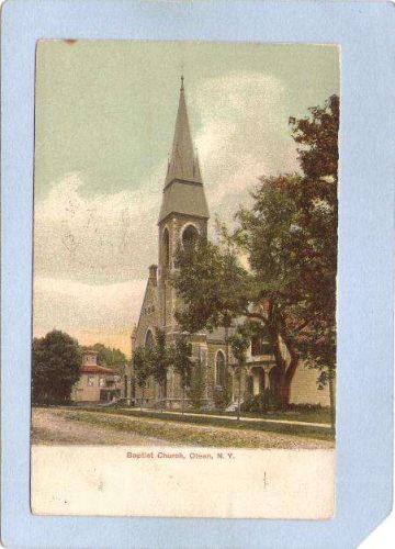 New York Olean Baptist Church Street Scene ny_box2~688