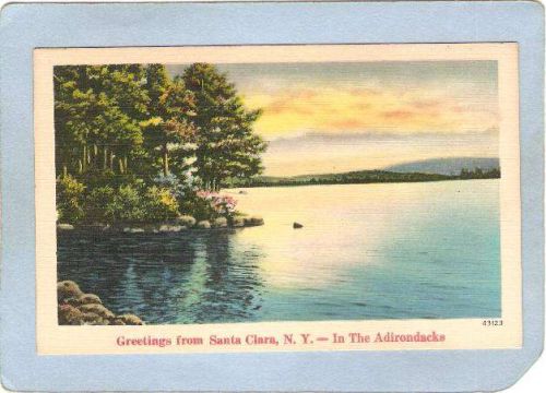 New York Santa Clara Greetings From Santa Clara N Y ny_box5~1904