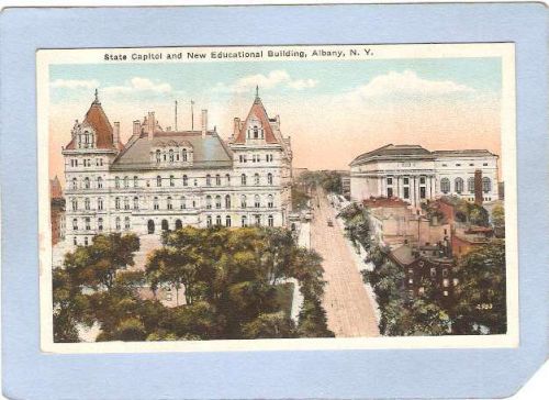 New York Albany State Capitol & New Educational Building Street View w/Tro~454