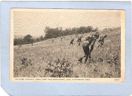 New York Plattsburg Infantry Advance First Army War Maneuvers 1939 Plattsb~1194