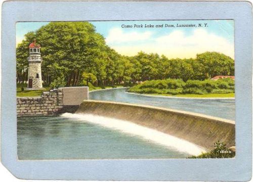 New York Lancaster Como Park Lake & Dam ny_box4~2414