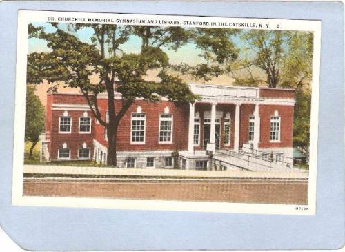 New York Stamford Dr Churchill Memorial Gymnasium & Library ny_box3~1312