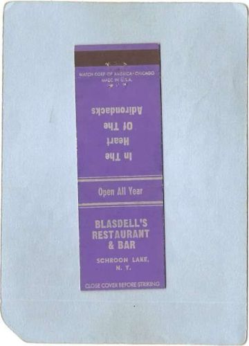 New York Schroon Lake Blasdell's Restaurant & Bar ny_box5~1776