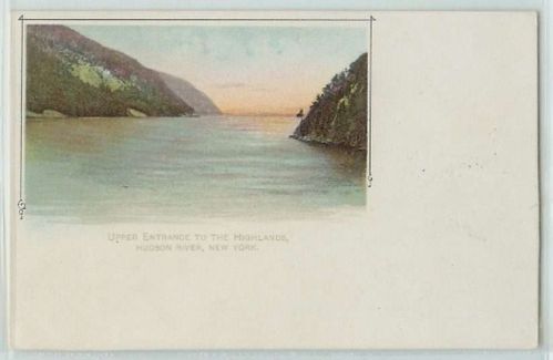 New York Hudson River Upper Entrance To The Highlands Small View of Hudson~215