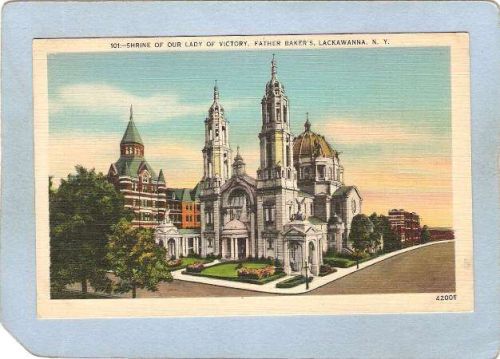 New York Lackawanna Shrine Of Our Lady Of Victory Father Baker's ny_box4~2400